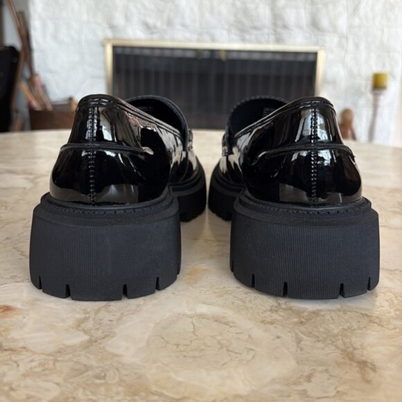 NEW! Sketchers Modern Rugged - Sweet Choice Patent Leather Loafers Memory Foam - Picture 8 of 13